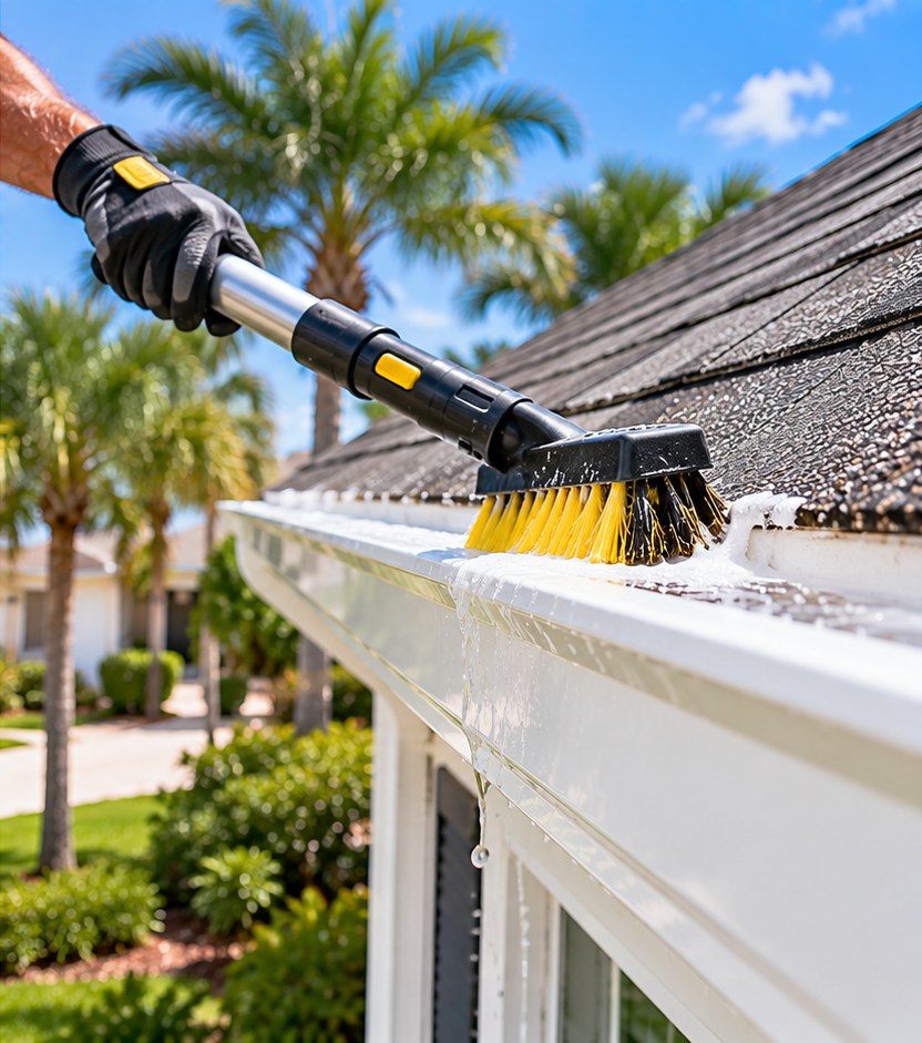 Gutter brightening in Wellington, FL